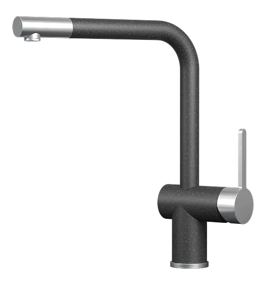 Фото товара: GRANULA 5017 смеситель, гранит, черный