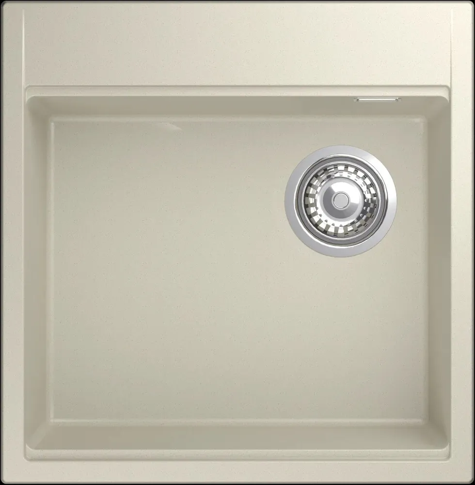 Фото товара: Rivelato TESORO TR-505-R beige scuro, мойка, гранит, тёмно-бежевый