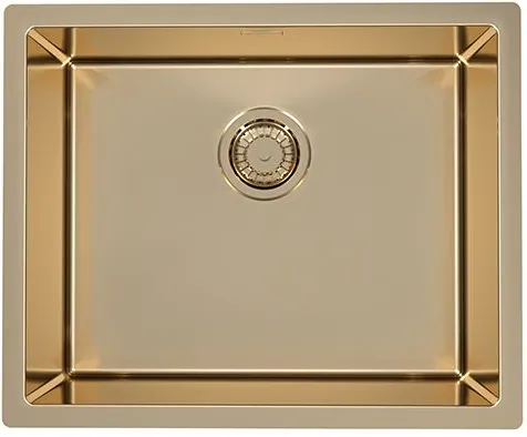 Фото товара: ALVEUS QUADRIX MONARCH 50 BRONZE, мойка, нержавеющая сталь, бронза (в компл. с выпуском без сифона)