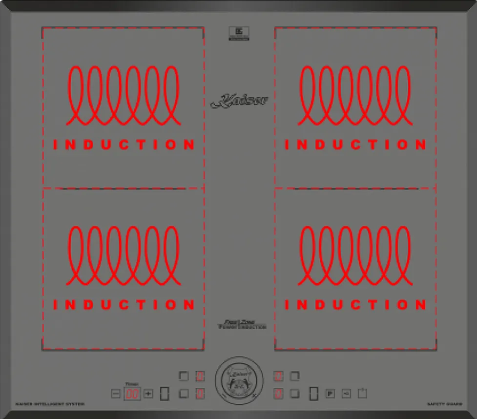 Детальное фото товара: KAISER KCT 6723 FI BluBE индукционная поверхность