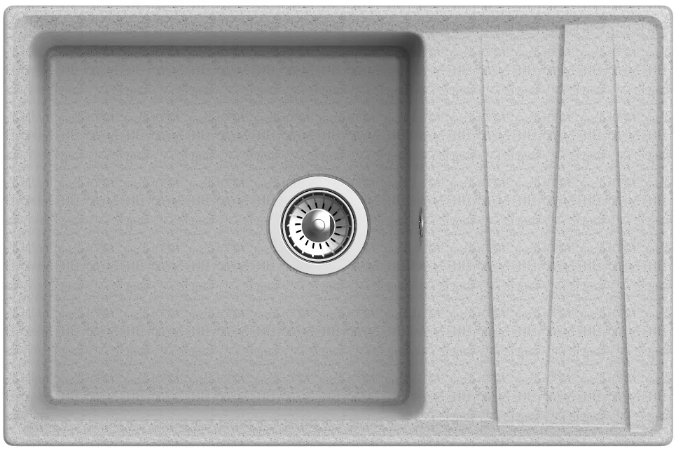 Фото товара: GranFest LEVEL GF-LV-760L, мойка, мрамор, серый