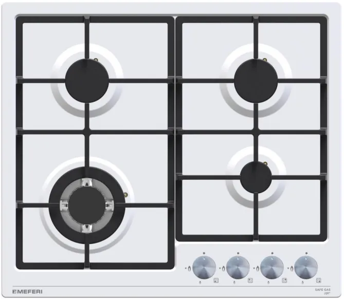 Фото товара: MEFERI MGH604WH LIGHT газовая поверхность