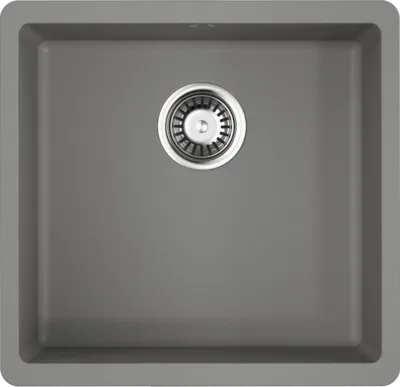 Детальное фото товара: Omoikiri Kata 44-U-GR, мойка, гранит, leningrad grey