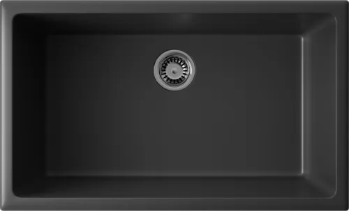 Детальное фото товара: Omoikiri Okinoshima 76-U/I-BL, мойка, керамика, черный