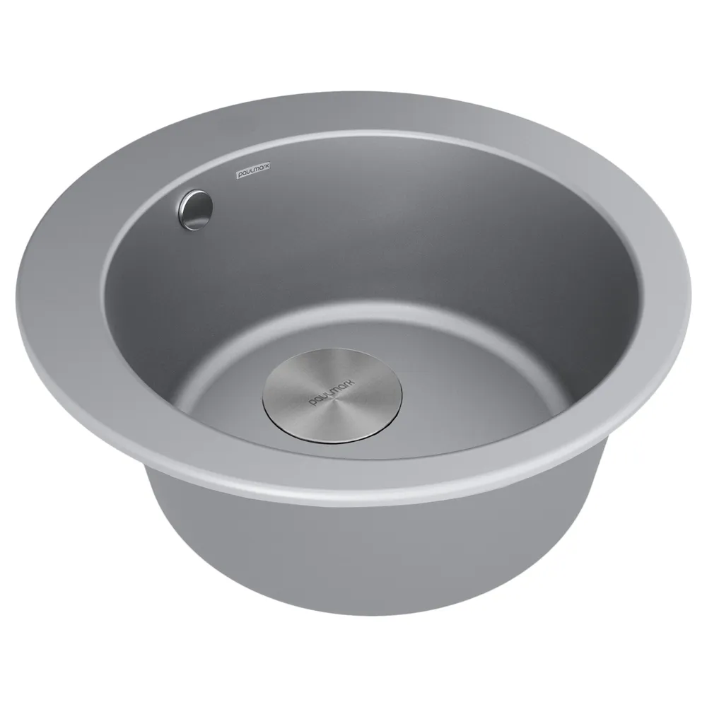 Детальное фото товара: Paulmark GELEGEN 50, мойка, гранит, серый металлик