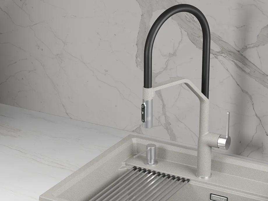 Детальное фото товара: GRANULA 9012 смеситель, гранит, базальт