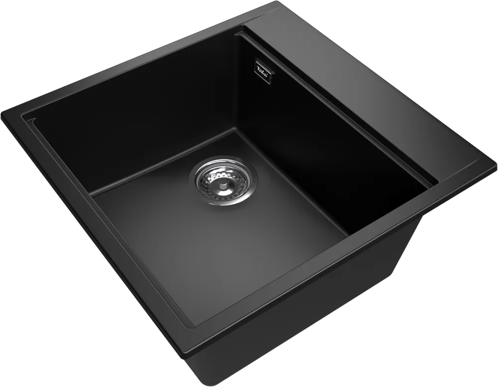 Детальное фото товара: Rivelato TESORO TR-505-L antracite, мойка, гранит, антрацит