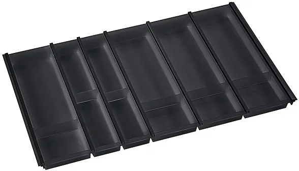 Детальное фото товара: Ninka Cuisio Aqua 900, Tandem Box Blum, DWD XP, Nova Pro Grass, лоток для столовых приборов, черный