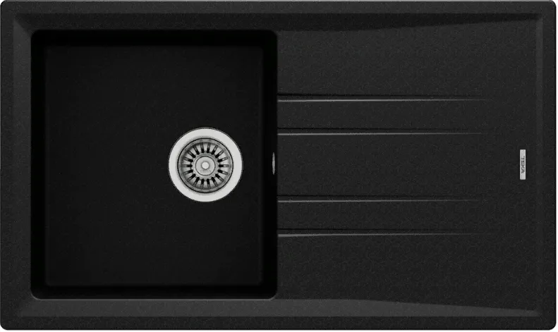 Фото товара: Teka STONE 50 B-TG 1B 1D, мойка, гранит, черный металлик