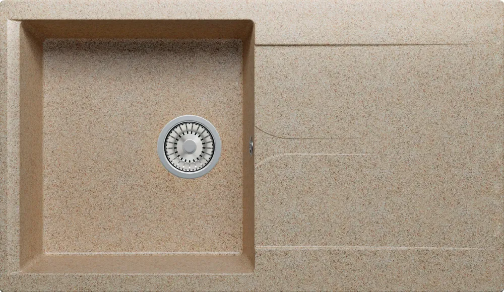 Фото товара: Polygran GALS-860, мойка, мрамор, песочный 302
