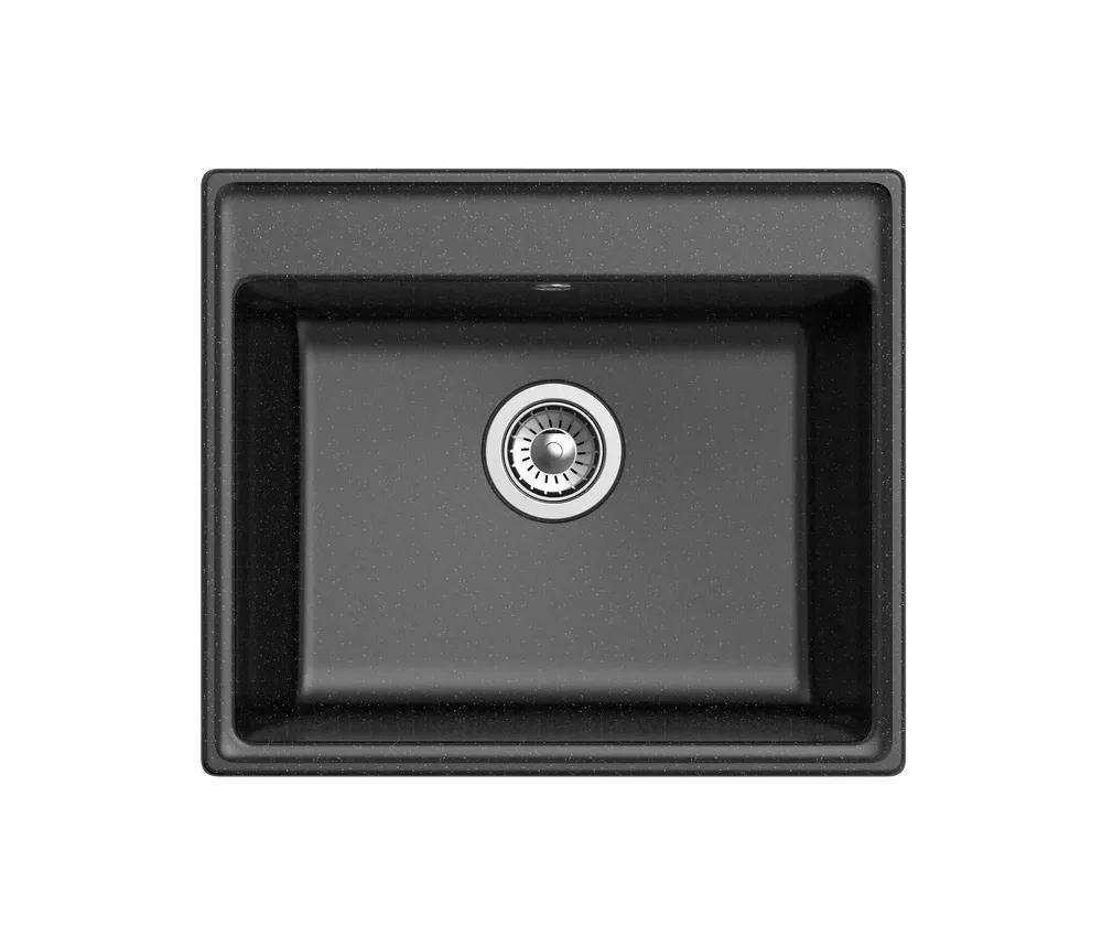 Детальное фото товара: GranFest VERTEX GF-V-580, мойка, мрамор черный