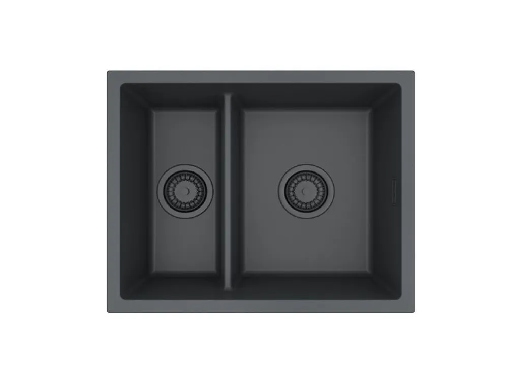 Фото товара: ALVEUS OMNI 50 GRANITAL DEEP BLACK-G90 BE, мойка, гранит, черный матовый (в комп. с сифоном 1149000)