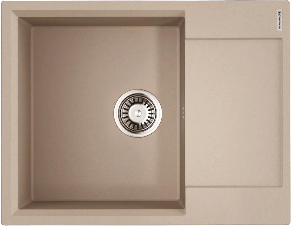 Фото товара: Omoikiri Daisen 65T-SA, мойка, гранит, бежевый