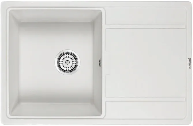 Детальное фото товара: Paulmark FLUGEN 50-780, мойка, гранит, белый