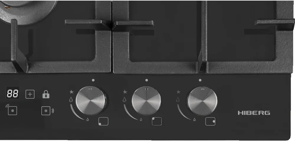 Детальное фото товара: HIBERG VM 4535 B газовая поверхность