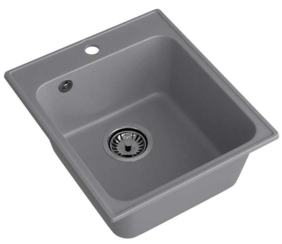 Детальное фото товара: LEX Balaton 420 Deep Grey, мойка, гранит