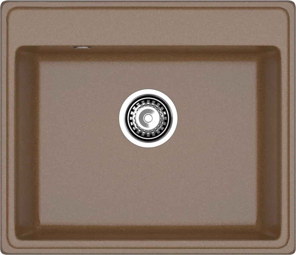 Детальное фото товара: GranFest VERTEX GF-V-580, мойка, мрамор, терракот
