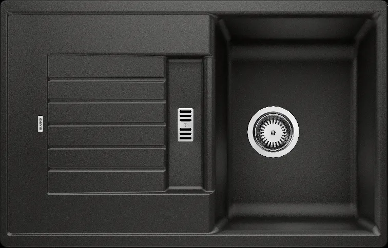 Фото товара: Blanco Zia 45S, мойка, гранит, черный