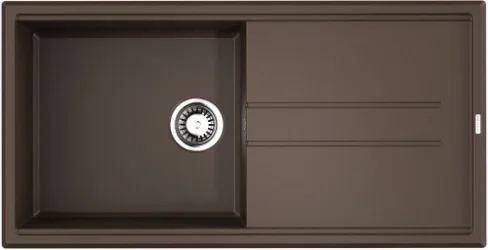 Детальное фото товара: Omoikiri Tedori 100-DС, мойка, гранит, темный шоколад