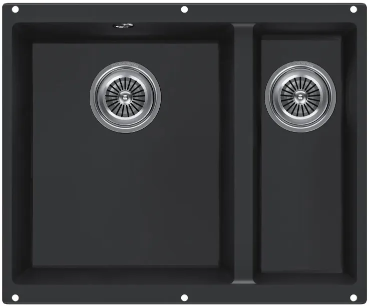 Фото товара: KUCHENSTERN UNDER 60-2, мойка, гранит, черный