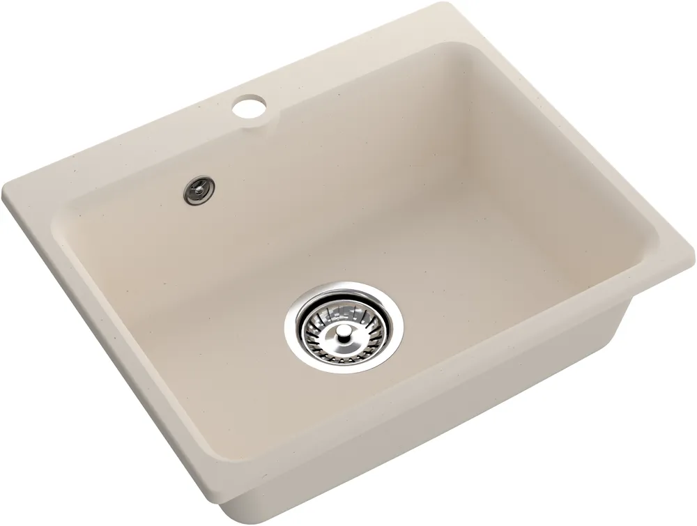 Детальное фото товара: ЭкоМ М-520, мойка, мрамор, белый