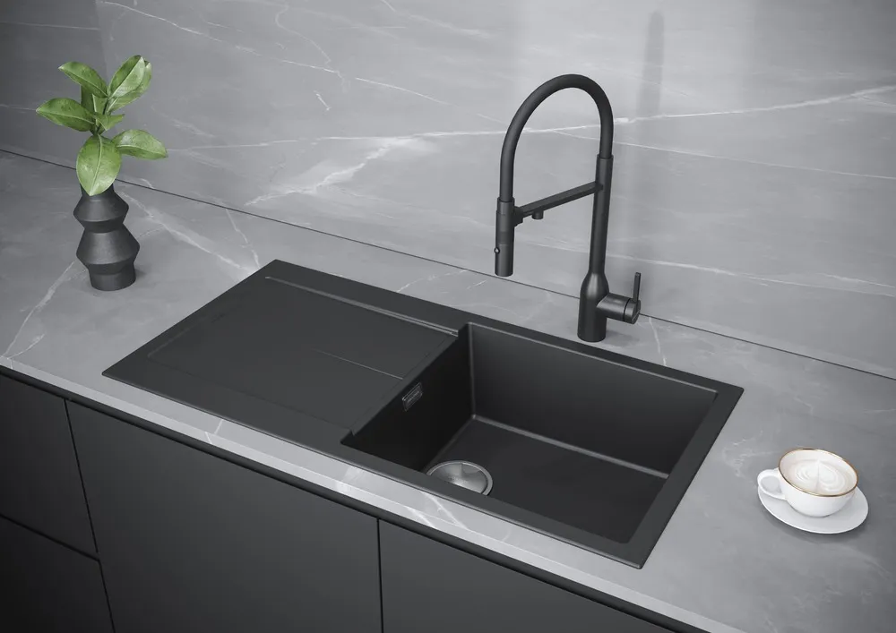 Детальное фото товара: Paulmark EXTENSIO 99, мойка, гранит, антрацит