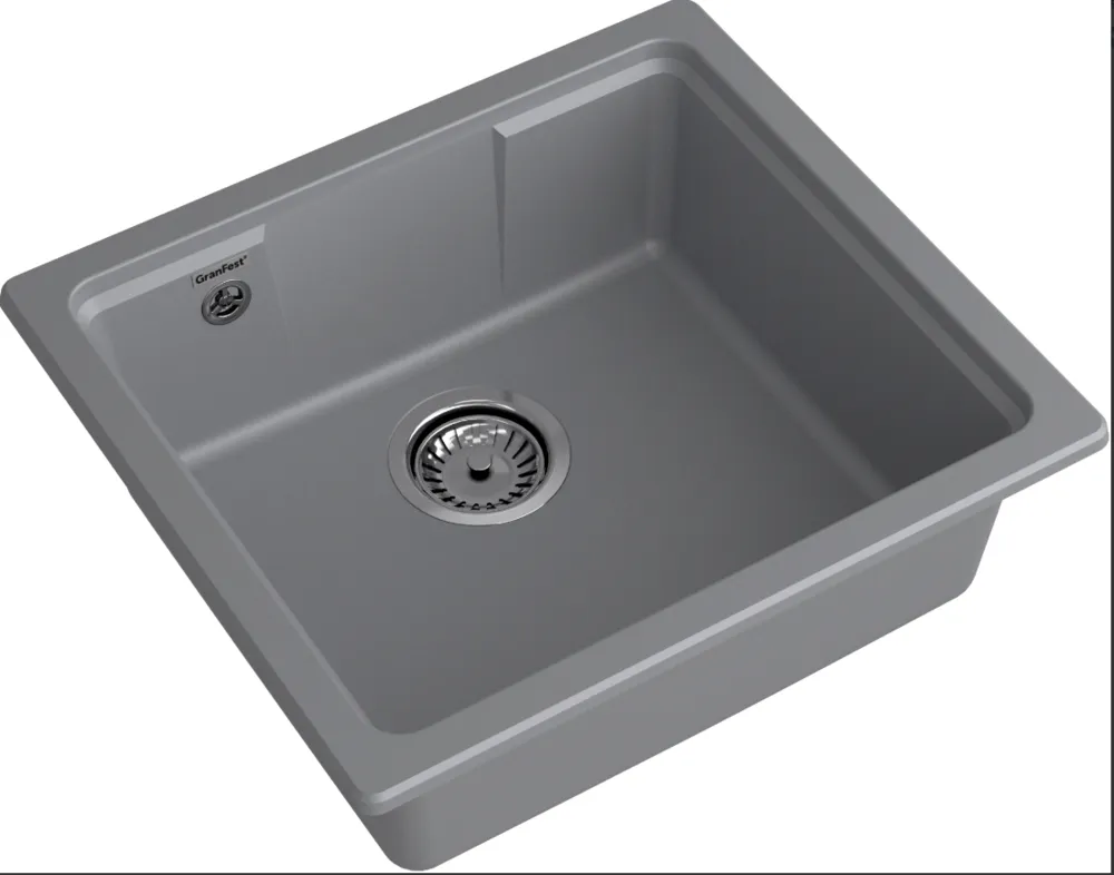 Детальное фото товара: GranFest URBAN 4550, мойка, гранит, темно-серый