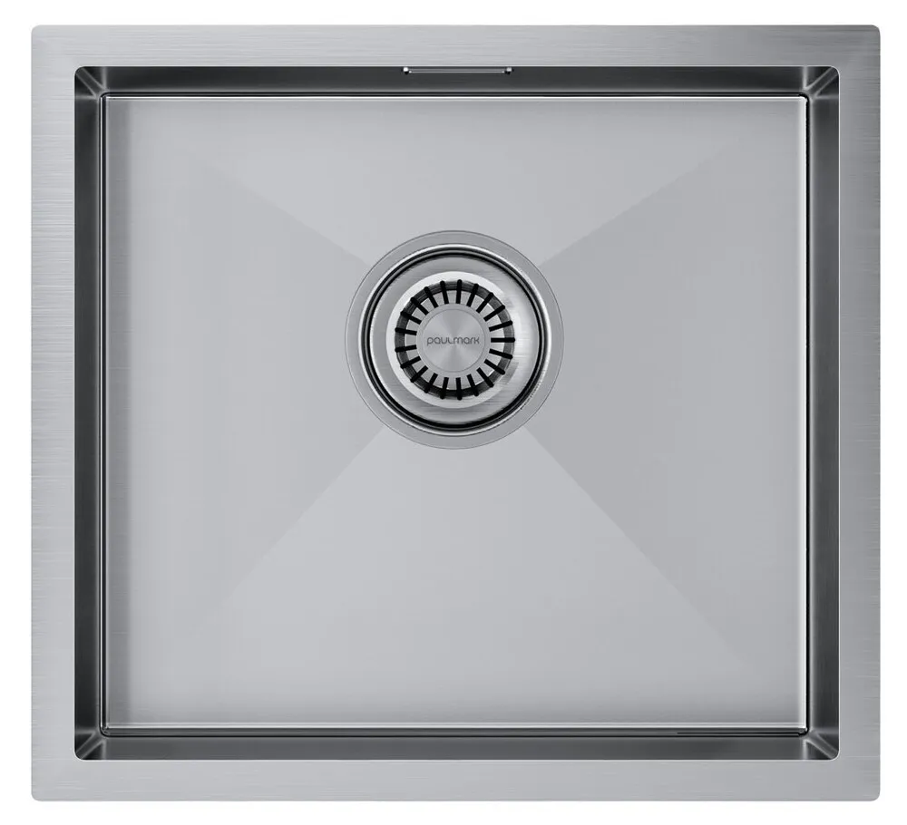 Фото товара: Paulmark ALLER 48 UNI, мойка, нержавеющая сталь брашированная