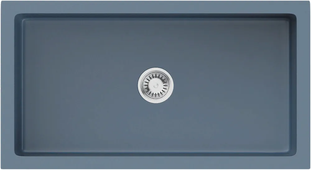 Детальное фото товара: Omoikiri Mikura 83-SB, мойка, керамика, smoky blue