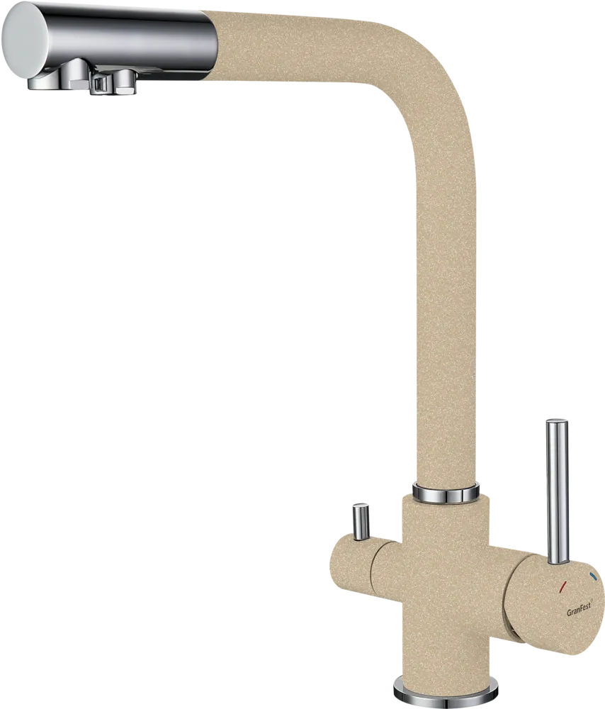 Фото товара: GranFest 3611, смеситель, мрамор, кашемир