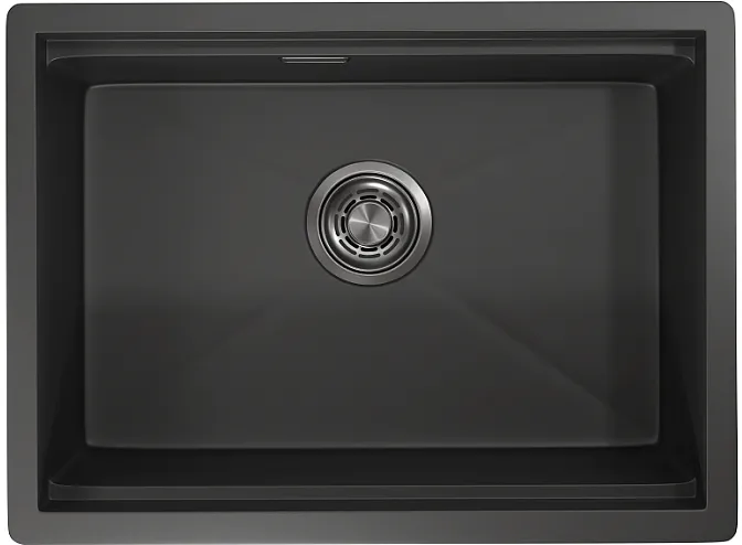 Фото товара: GRANULA 6045U мойка, нержавеющая сталь, черный матовый