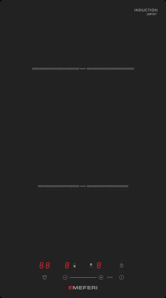 Фото товара: MEFERI MIH302BK COMFORT индукционная поверхность