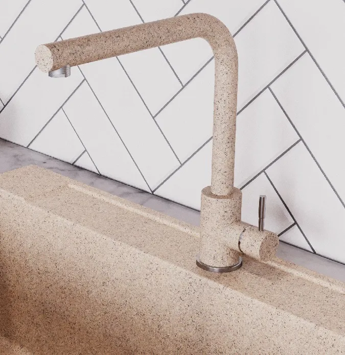 Детальное фото товара: Polygran Спика, смеситель, песочный №302