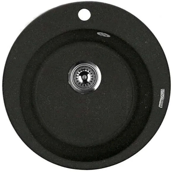 Фото товара: LAVA R.1 LAVA, мойка, гранит, черный металлик