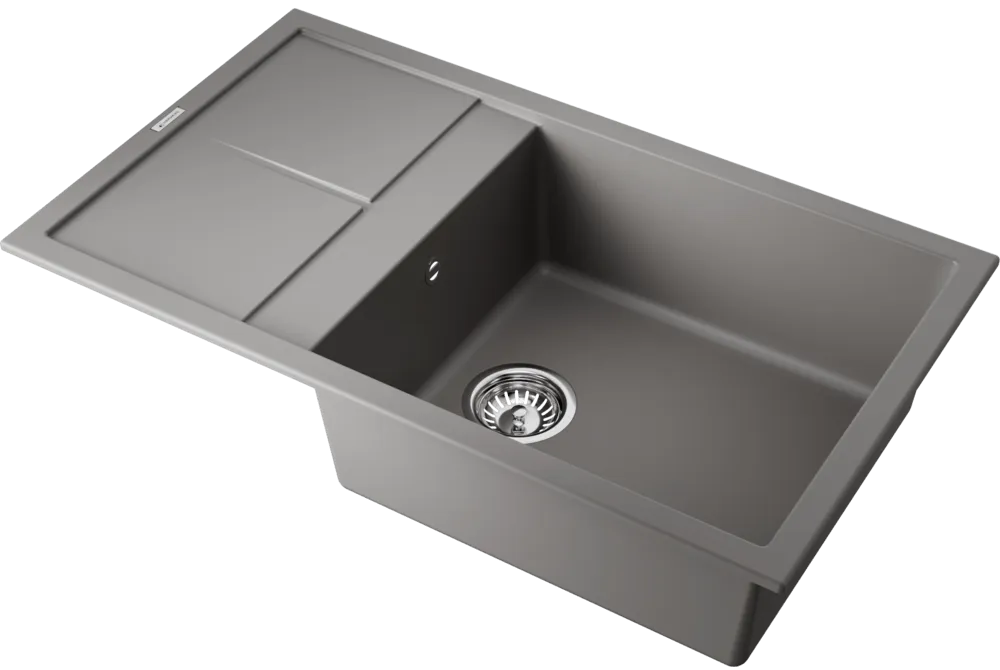 Детальное фото товара: Omoikiri Sumi 86A-GR, мойка, керамика, ленинградский серый