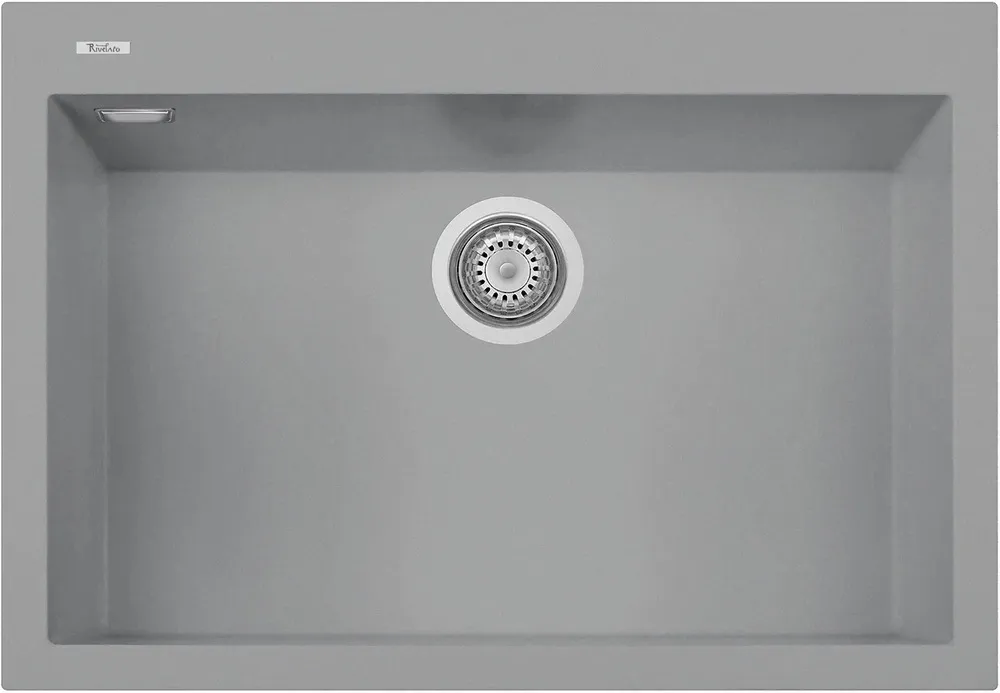 Фото товара: Rivelato ZENO ZN-7650 grigio puro, мойка, керамика, серый