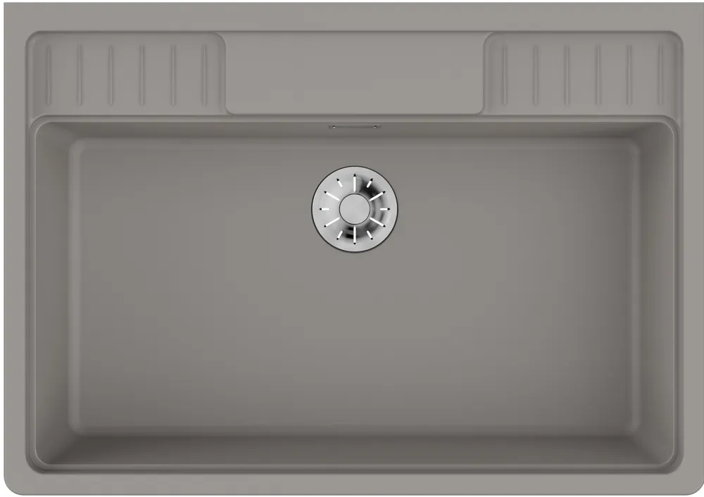 Детальное фото товара: Omoikiri Kinokawa 90-GR, мойка, керамика, leningrad grey