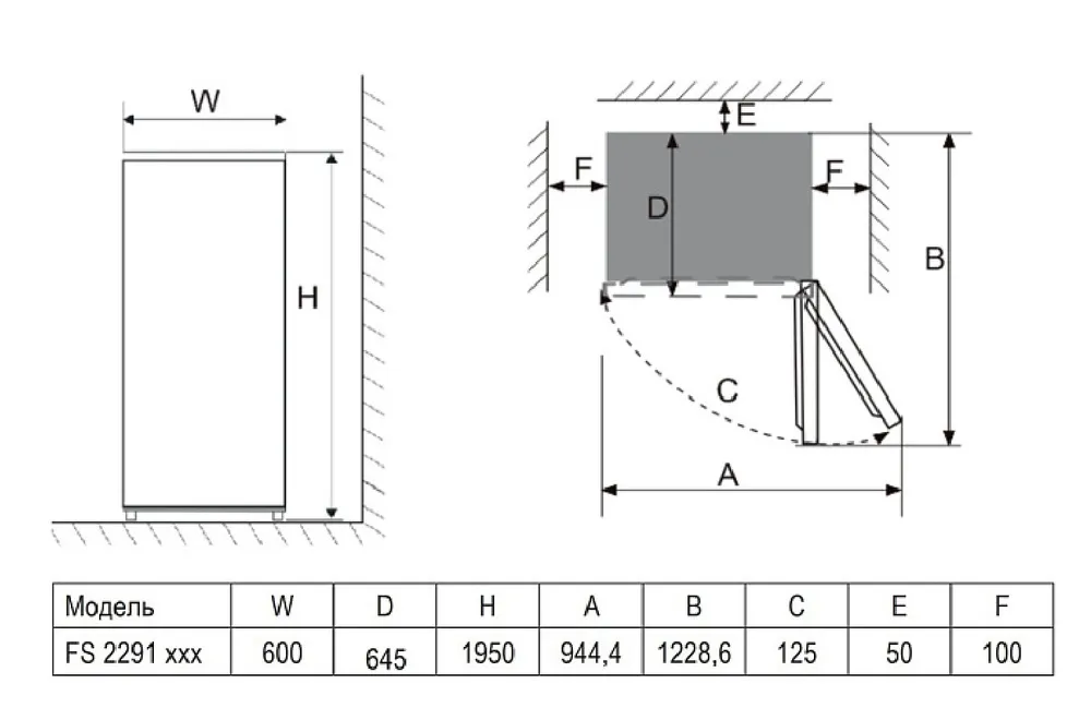 Детальное фото товара: Evelux FS 2291 DW