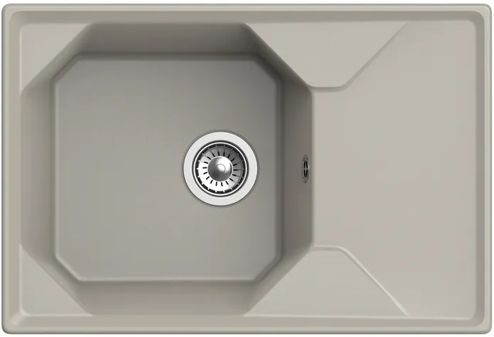 Фото товара: GranFest UNIQUE GF-U-740L, мойка, мрамор, топаз