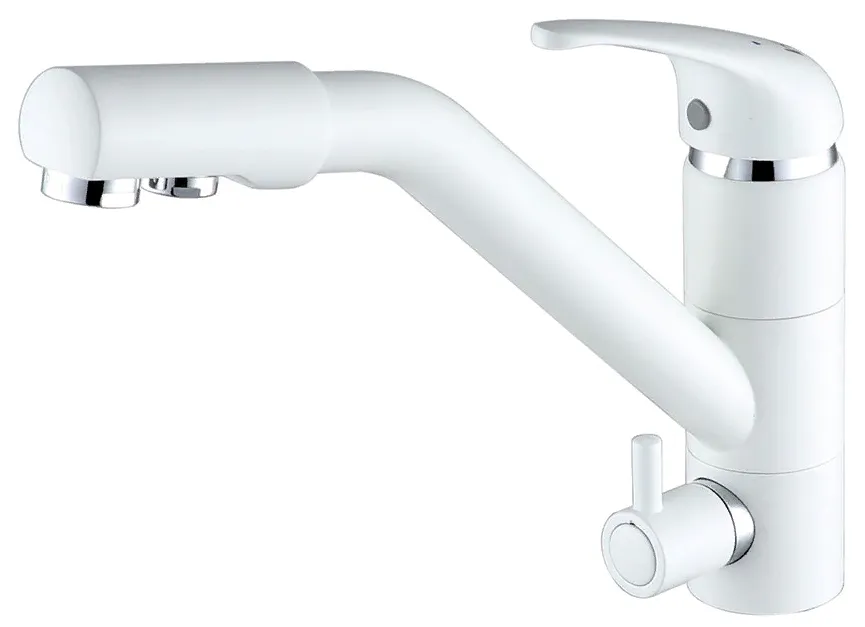 Фото товара: Paulmark HESSEN, смеситель, белый матовый