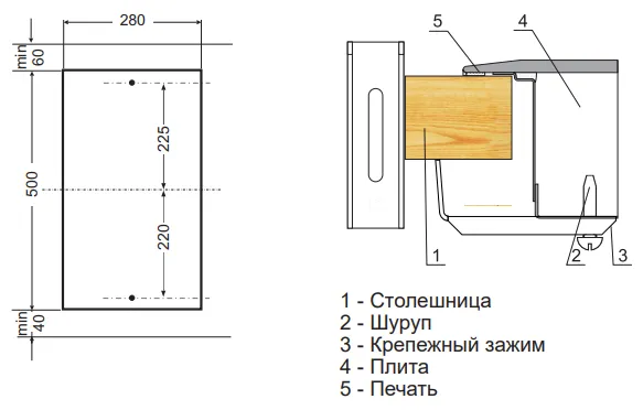Схема встраивания