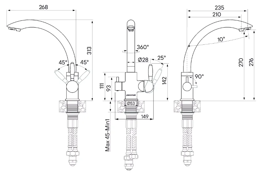 Схема встраивания