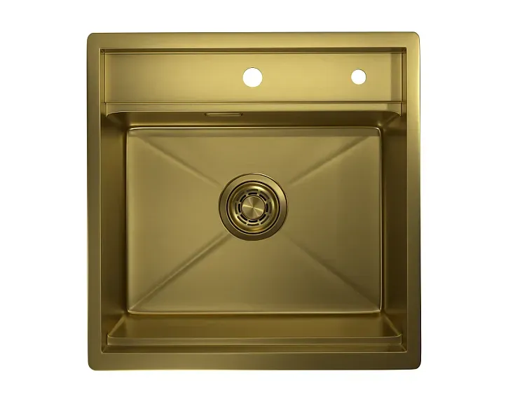 Фото товара: GRANULA 5051 мойка, нержавеющая сталь, золото сатин