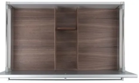 Детальное фото товара: Tecnoinox вставка для столовых приборов Fineline 90, B50 Legrabox для высокого ящика, темный орех