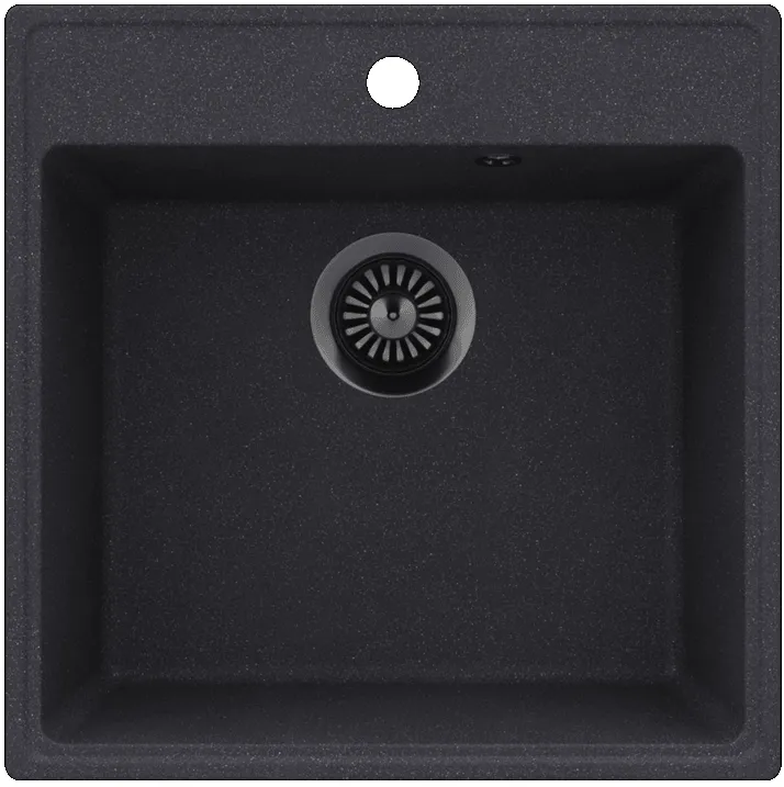Детальное фото товара: Maunfeld Perla 505 MFQS-505DGR, мойка, гранит, темно-серый