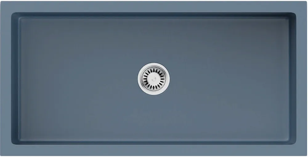 Детальное фото товара: Omoikiri Mikura 91-SB, мойка, керамика, smoky blue