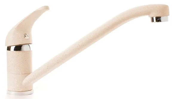 Фото товара: GranFest 1023, смеситель, мрамор, бежевый