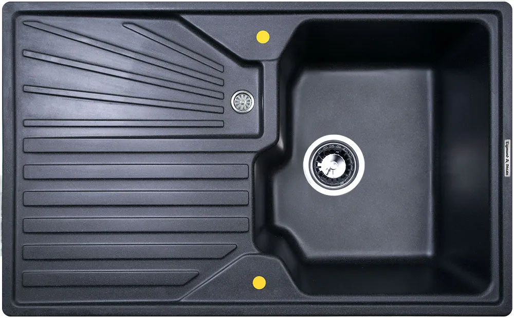 Фото товара: Zigmund & Shtain KASKADE 800, мойка, темная скала  