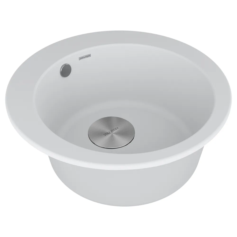 Детальное фото товара: Paulmark GELEGEN 50, мойка, гранит, белый