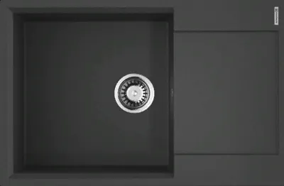 Фото товара: Omoikiri Daisen 78-LB-BL, мойка, гранит, черный